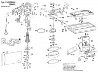 Bosch 0 601 286 001  Orbital Sander 110 V / Eu Spare Parts